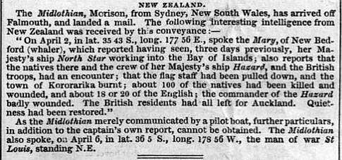 July 12th 1845 intelligence
